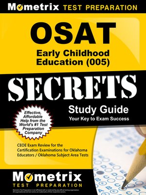 cover image of OSAT Early Childhood Education (005) Secrets Study Guide